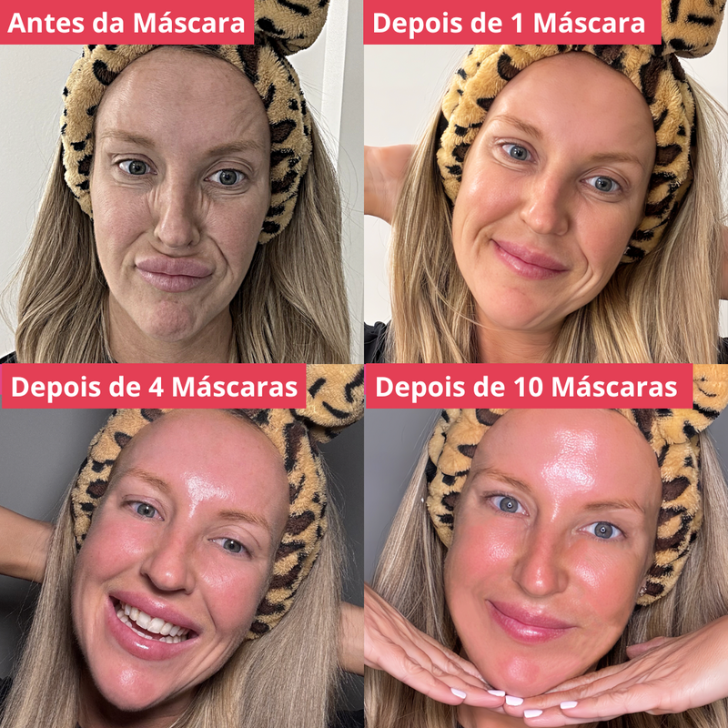 Bio-Collagen Glow - Máscara de colágeno + Ativo Botox