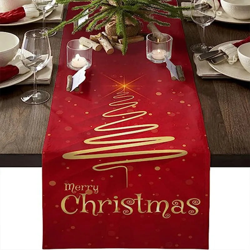 Trilho de Mesa Decorativo de Natal