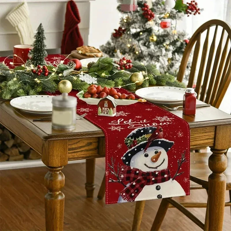 Trilho de Mesa Decorativo de Natal