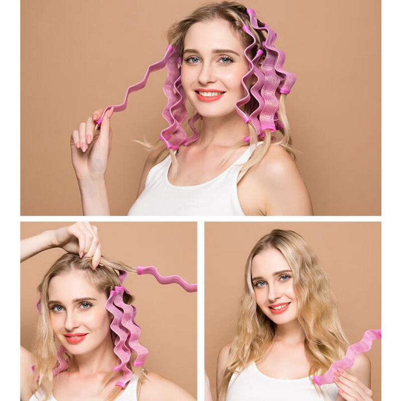 Modeladores de Ondas para Cabelo sem Calor - 12 Peças