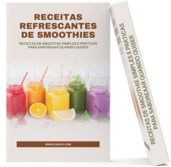 E-book com Receitas Refrescantes de Smoothies